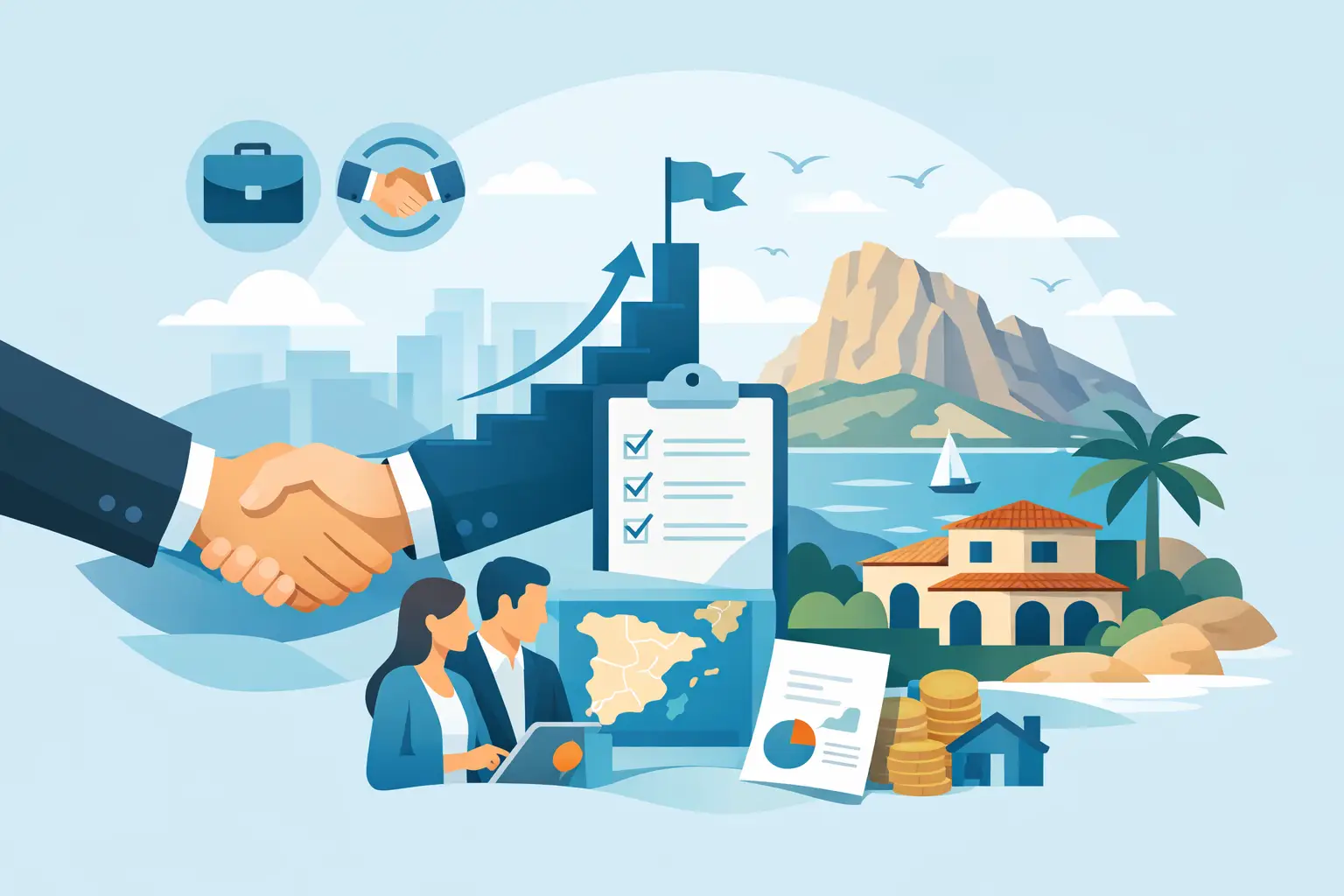 Bedrijfsovername Costa Blanca stappenplan