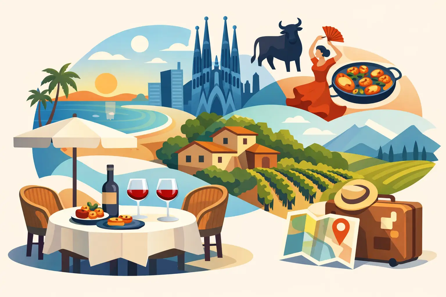 Beste regio voor horeca in Spanje kiezen
