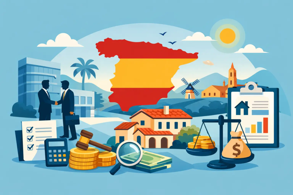 Belasting bij bedrijfskoop Spanje uitgelegd