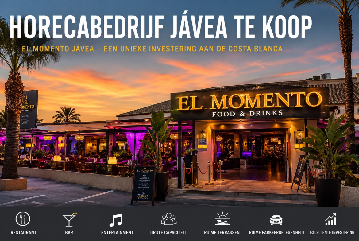 horecabedrijf Jávea te koop
