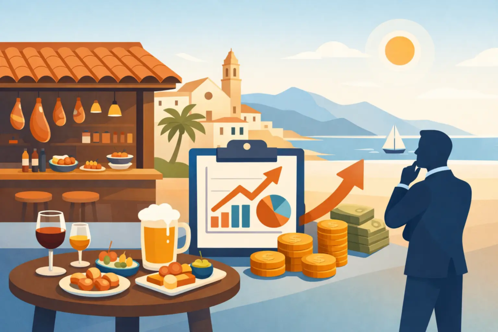 Wat levert een tapasbar op in Spanje?