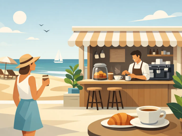 Koffiebar starten aan kust? Zo pak je het slim aan