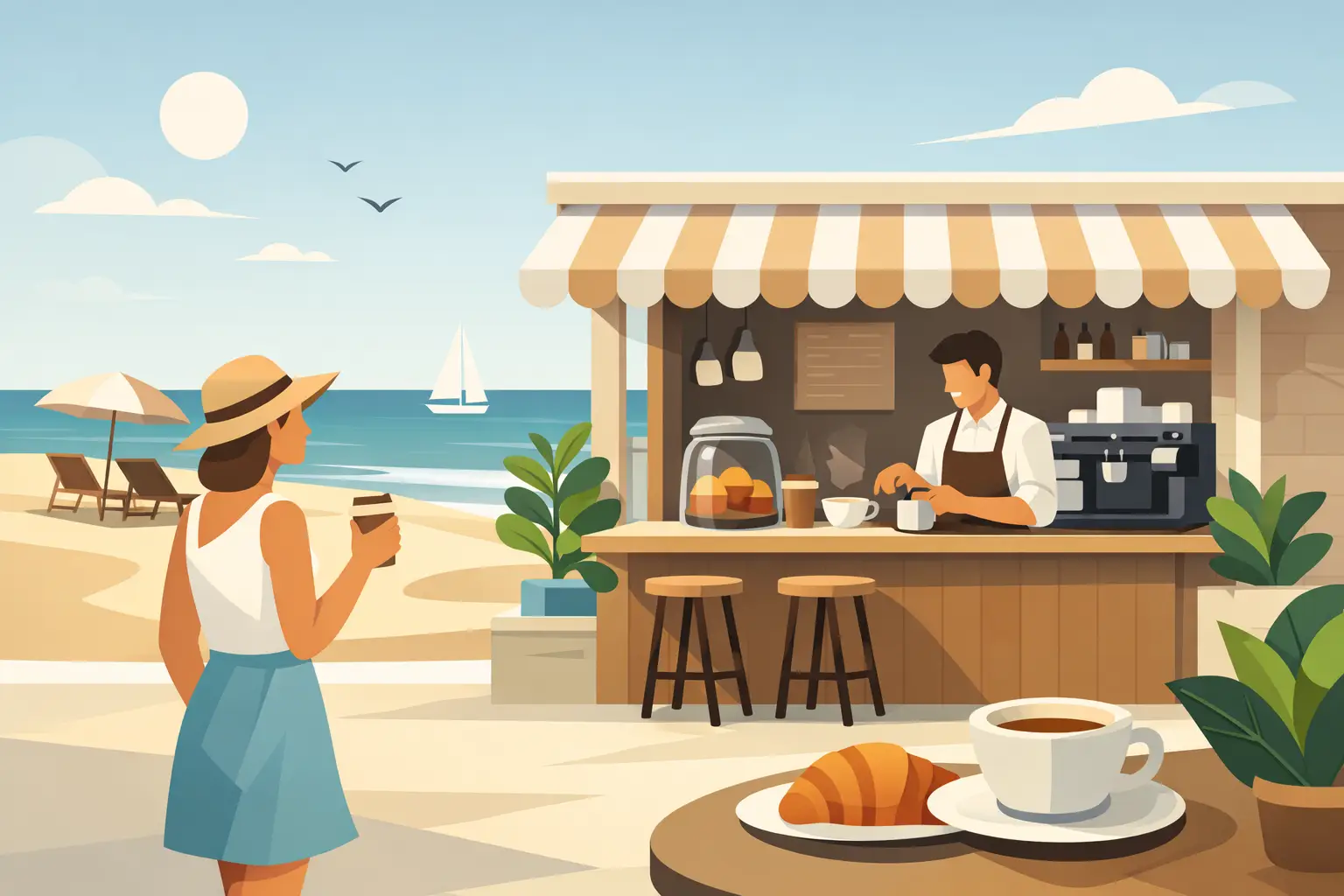Koffiebar starten aan kust? Zo pak je het slim aan