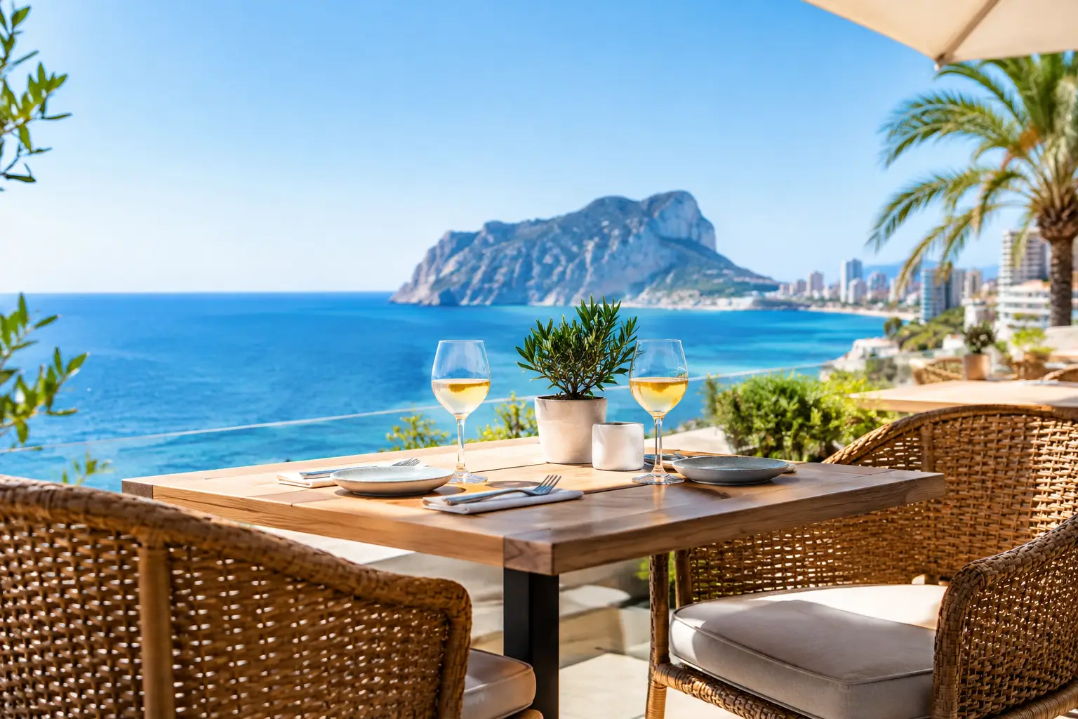 Beste locaties voor terrasomzet aan de Costa Blanca